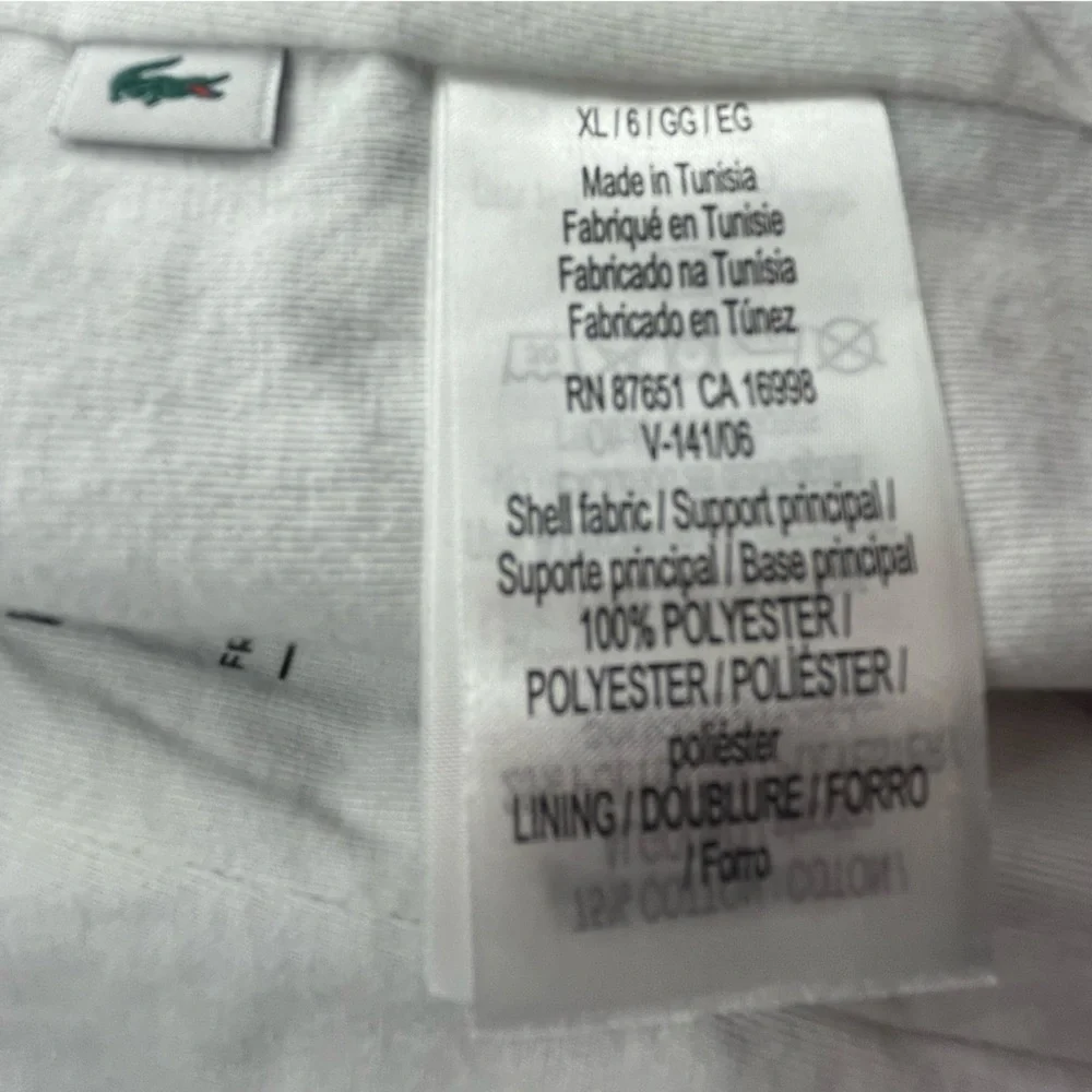 LACOSTE Athletic Pull-on Fully Lined Shorts w/side pockets & Logo Side Bands - Picture 15 of 16